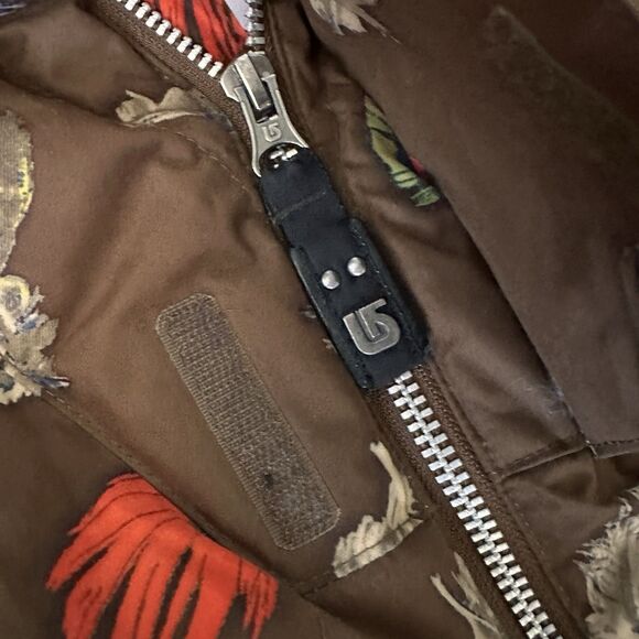 Burton Snowboarding Dandridge Down Feather Jacket COOL FLAVORS Womens M Ski Snow - Picture 5 of 11